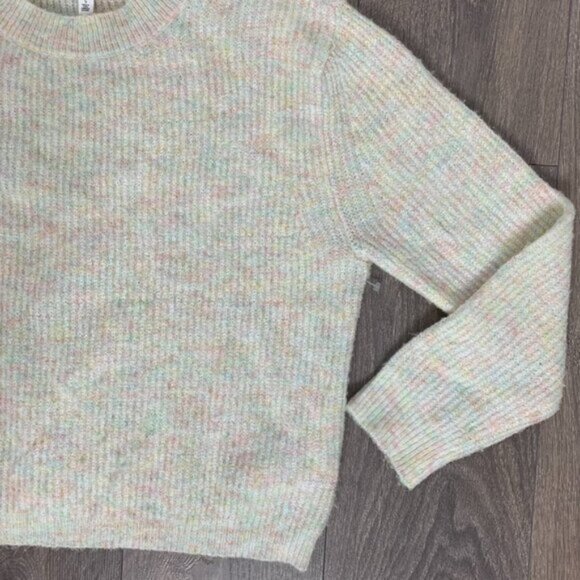 Nordstrom BP Space Dye Knit Sweater Rainbow Multicolor Long Sleeve Size Small - Picture 3 of 7